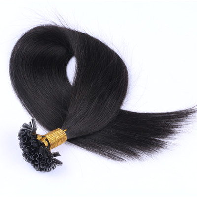 U tip hair extension,Double drawn Virgin Pre-Bonded Extension I U Flat Tip Hair Weave HN191